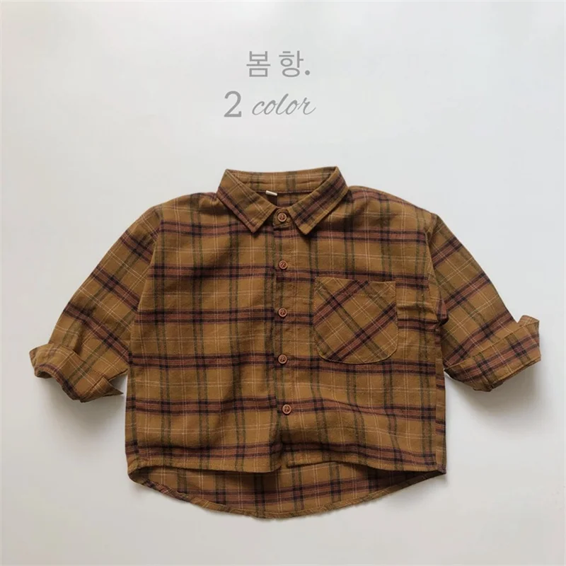 Boys Baby\'s Kids Blouse Coat Jacket Outwear Cotton 2024 New Spring Autumn Shirts Outwear High Quality Children\'s Clothing