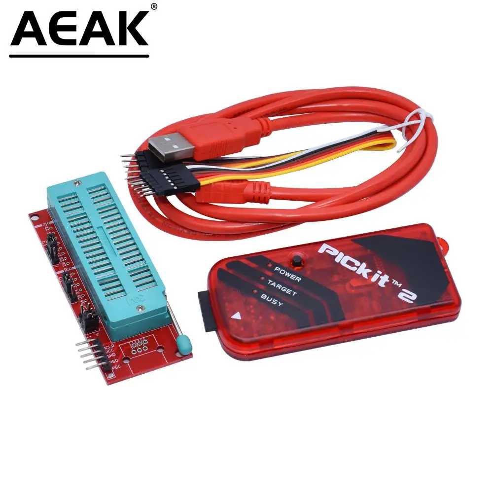 AEAK PICKIT3 Programmer PIC ICD2 PICKit 2 PICKIT 3 Programming Adapter Universal Programmer Seat