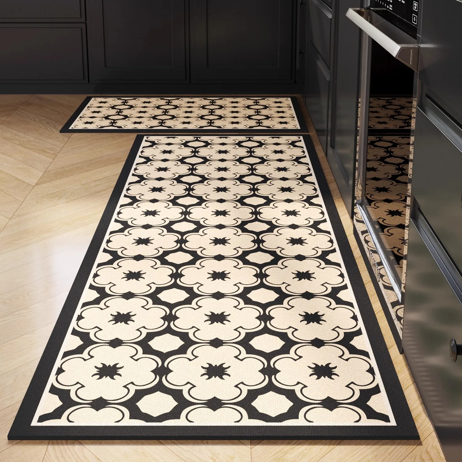 

Кухонный ковер, длинный напольный коврик, водонепроницаемый ковер, нескользящие ковры, кожаные коврики из ПВХ для украшения дома Alfombra De Cocina