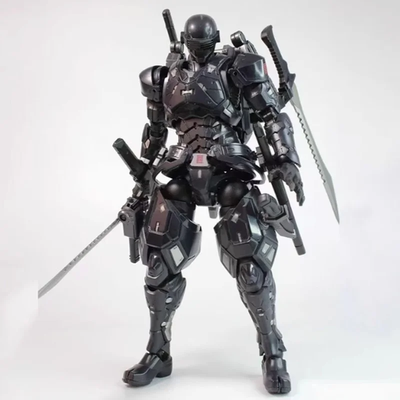 Figur Aksi G.I. Joe The Rise of Cobra Snake Eyes - Dark Sky First Strike dengan Sendi yang Dapat Digerakkan, Model Boneka GK untuk Kolektor