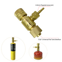 Oxygen Welded Gas Regulator MAPP Transfer 7/16\