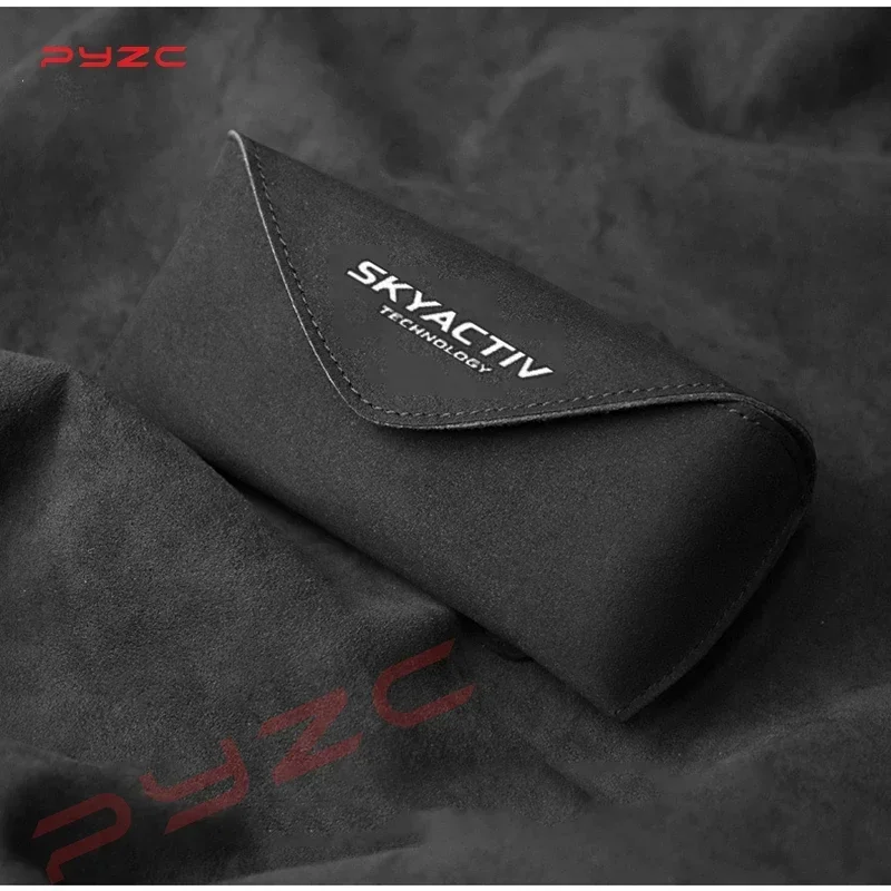 

For Mazda 3 CX-5 CX-3 CX-4 CX-7 CX-8 Atenza Axela Skyactiv Car Suede Sunglasses Organizer Bag Holder Glasses Storage Clip