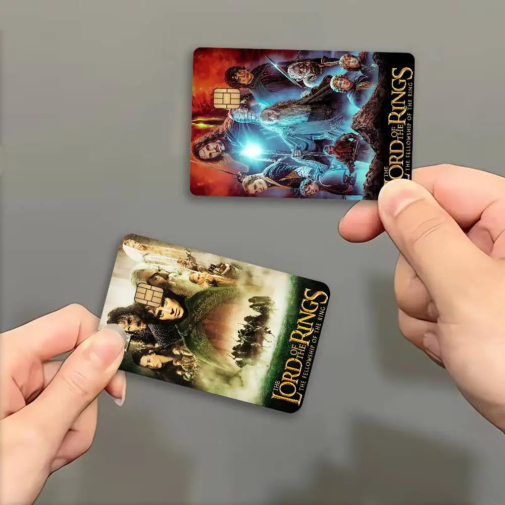 Movie The L-Lord Of The R-Rings Game Anime Sticker Film Skin Cover Case for Small Large No Chip Debit Credit Card Front Side