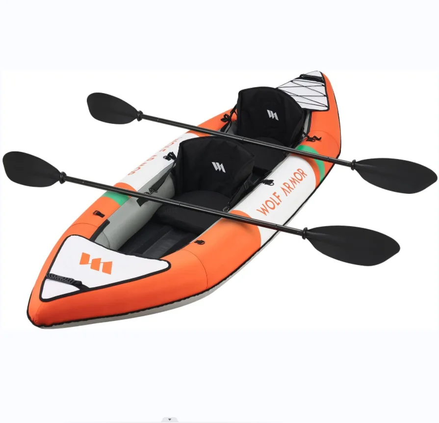 

2 Person Fishing Drifting Inflatable Tandem Kayak Canoe Kayak Double Kayak For Sale