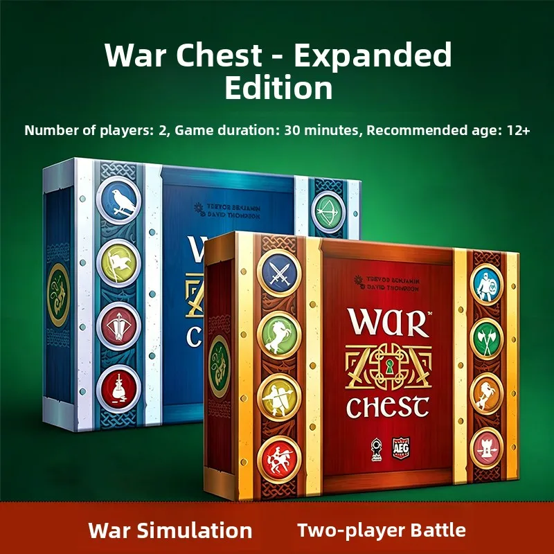 WarChest Promotion Version Chinese Strategy Board Game for Couples Dual Player Intellectual Challenge Chess Tabletop Game