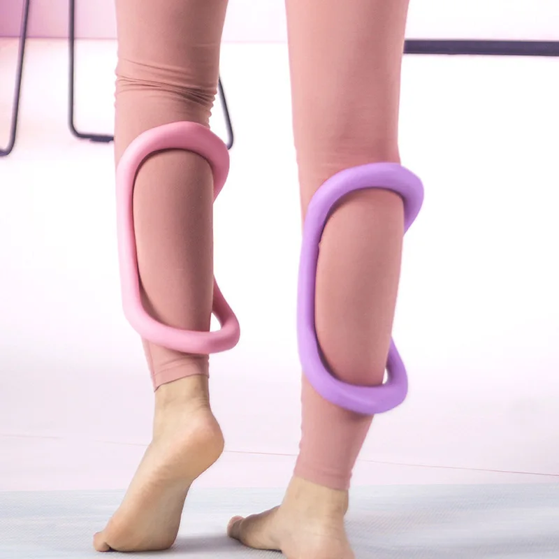 1 Stück Harter Yoga-Ring als Rückentrainer, Dehnungs- und Öffnungshilfe für den Rücken, Pilates-Ring und Wadenkorrektur – Detail 1
