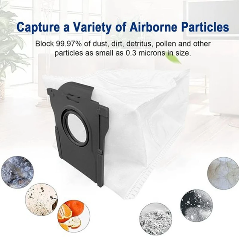 20 SZTUK Główna szczotka boczna Filtr Hepa Mop Worek na kurz Do części odkurzacza robota Dreame X50 Ultra / S40 Enhanced Edition