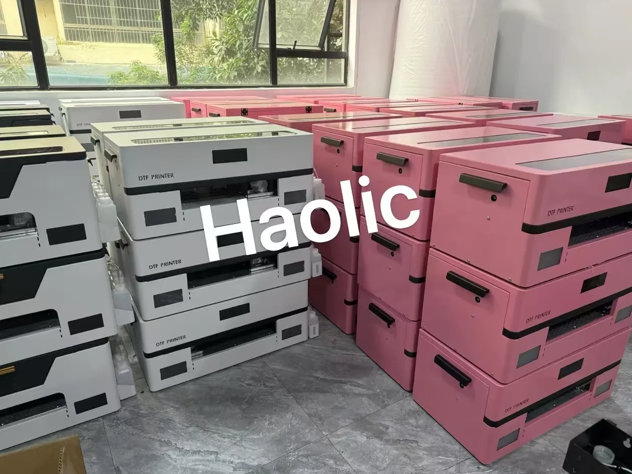 American Warehouse Haolic A3 DTF Printer 	XP600 Printhead 	Clothes Printing Machine for Small Business DTF Printer