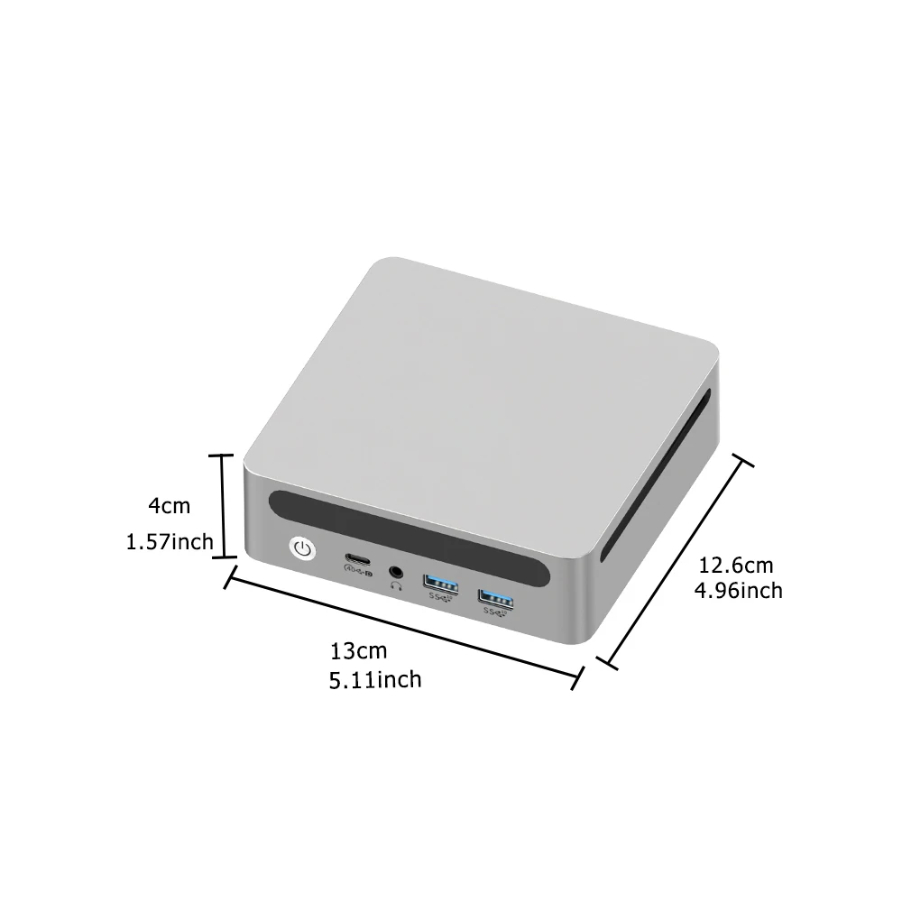 AMD R9 7940H Triple 4K شاشة عالية الوضوح كمبيوتر صغير مزدوج 2.5G LAN 2xHD Type-C R7 7735H كمبيوتر ألعاب مكتبي لسطح المكتب