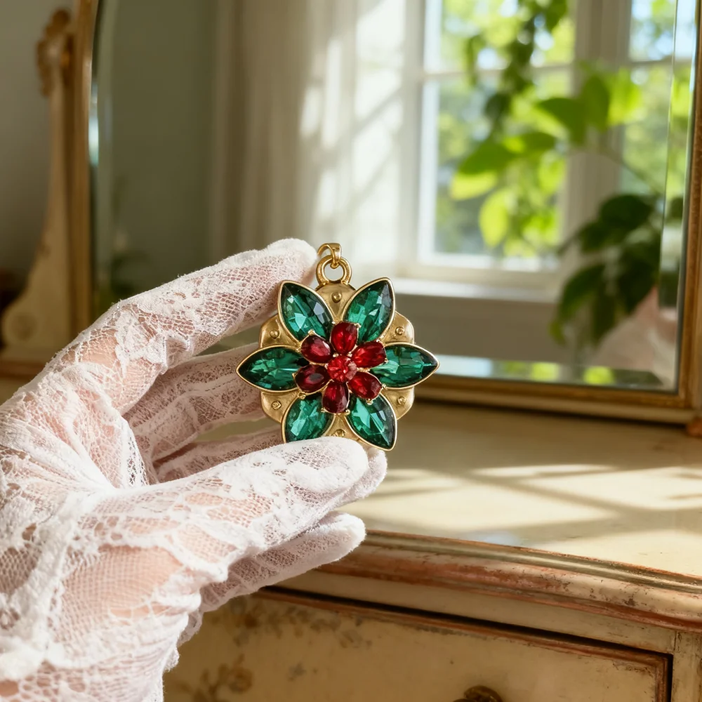 الملونة كريستال زهرة المفاتيح Anastasia المرأة كيرينغ للنساء الفتيات حقيبة الظهر مفتاح سلسلة تأثيري المجوهرات #3