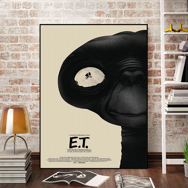 E.T. the Extra-Terrestrial Poster Decorative Painting for Bedroom Decoration Canvas Wall Art Room Decor Home Decorations Posters