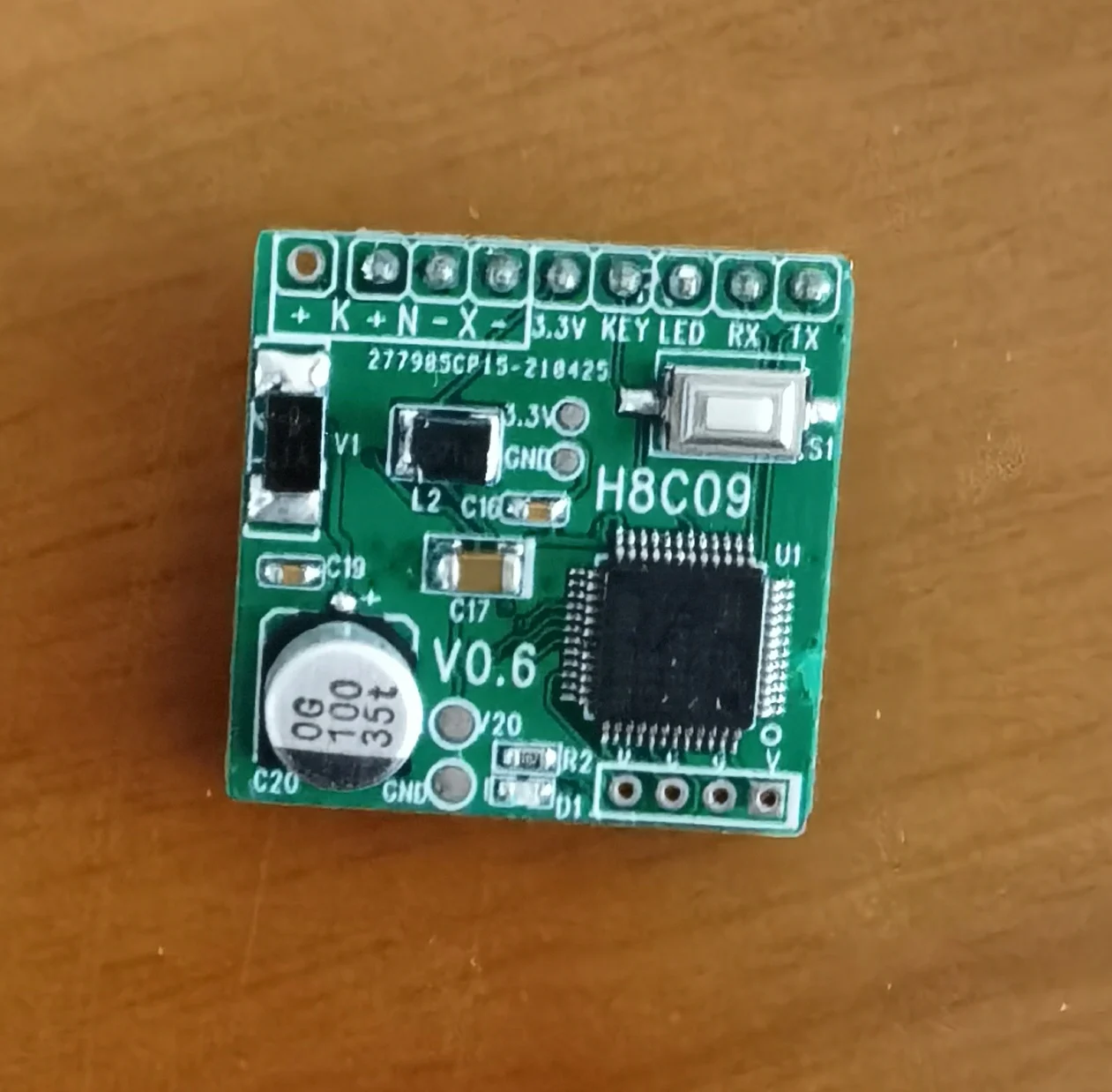 Modulo di sviluppo secondario KNX da KNX a TTL