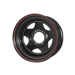 4x4 Accessories Rim Off Road Wheel Rim 16inch X 7 Black Color With Steel