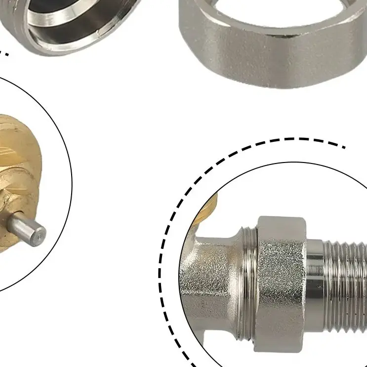 DN15 DN20 Temperature Control Valve User-friendly Temperature Control M30x1.5mm Thread For Home Heating Systems