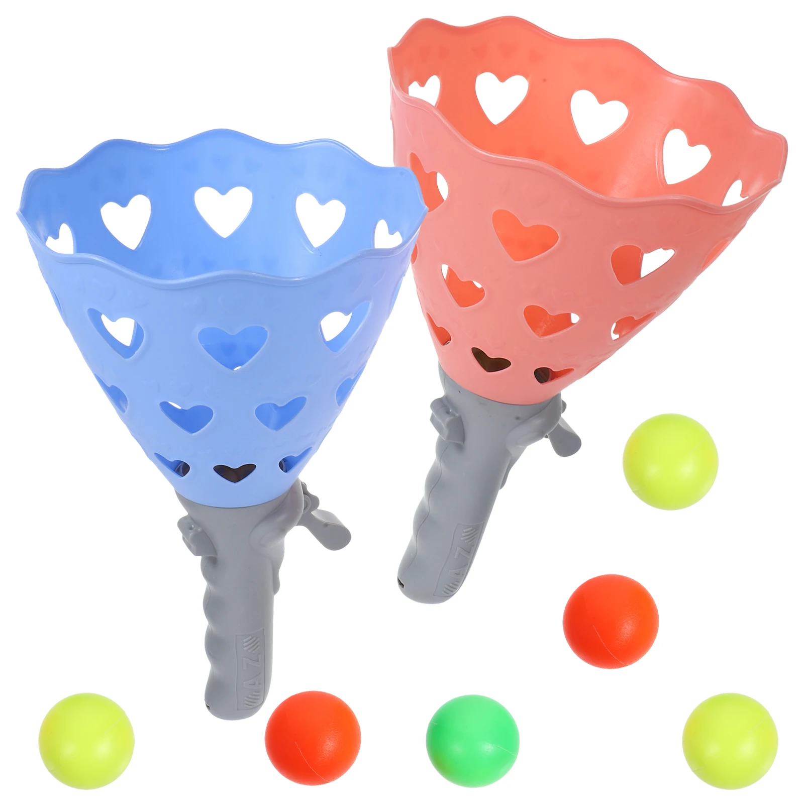 1Set Catch Ball Game Baskets Launcher Kids Birthday Gift Hand Eye Coordination Family Fun Ball Catch Launcher Children Toy