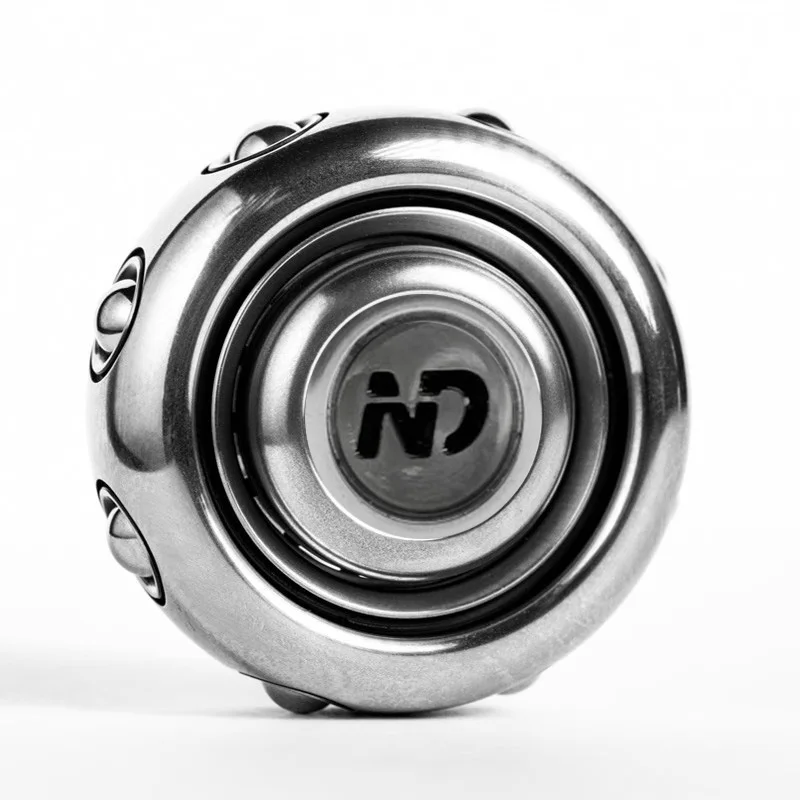 SAM Stainless Steel Fidget Spinner Ring EDC Anti-Stress Toy Finger Rotation Decompression Magic Spinning Stress Relief Accessory