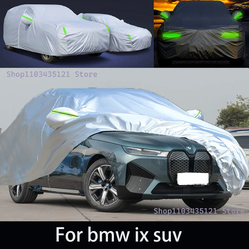 

Для bmw ix suv авто анти снег, анти замораживание, Анти Пыль, анти-пилинг краски, и муравьиная фотозащита крышки