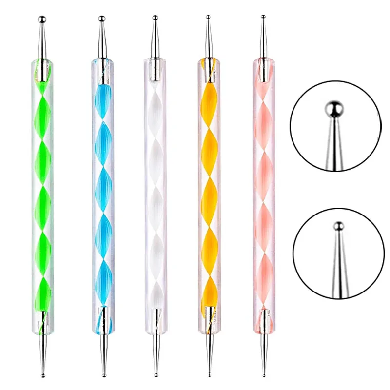 New Nail Dot Rod Pen Rhinestone Applicator Pencil Dotting Rhinestone Catcher for Nails DIY Manicure Tools DB06