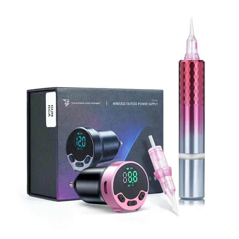 Biomaser DC004+TP009 wireless tattoo machine rotary tattoo machine pen machine kit tattoo gun