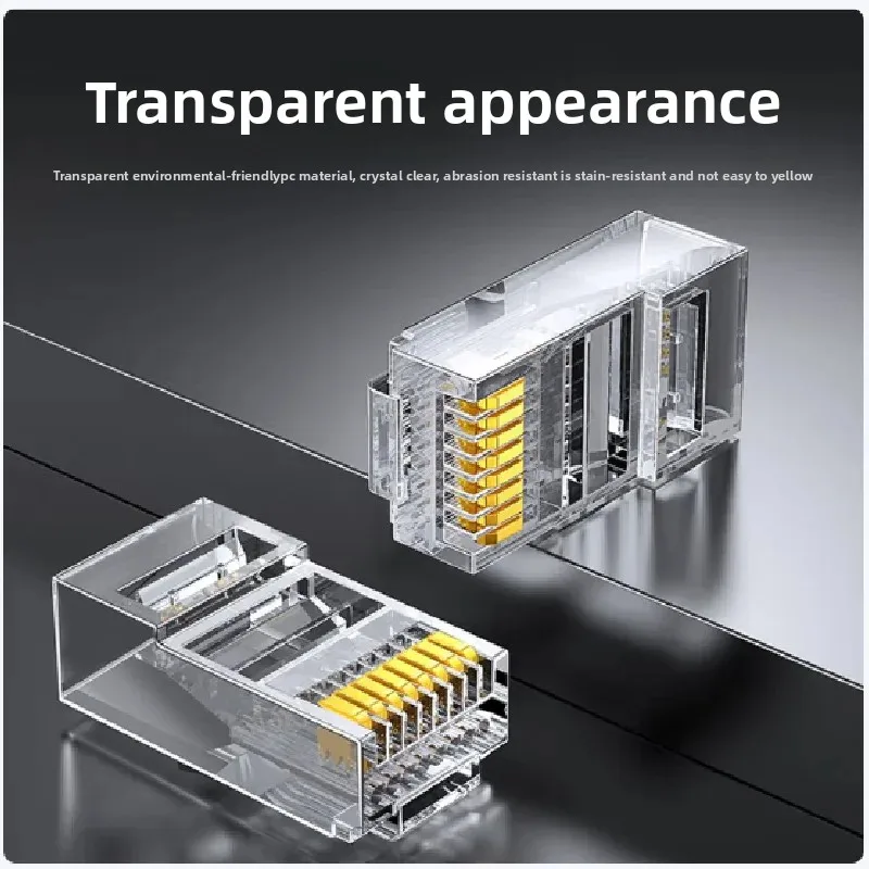 

CAT6.0 неэкранированная кристаллическая головка RJ45 (8P)