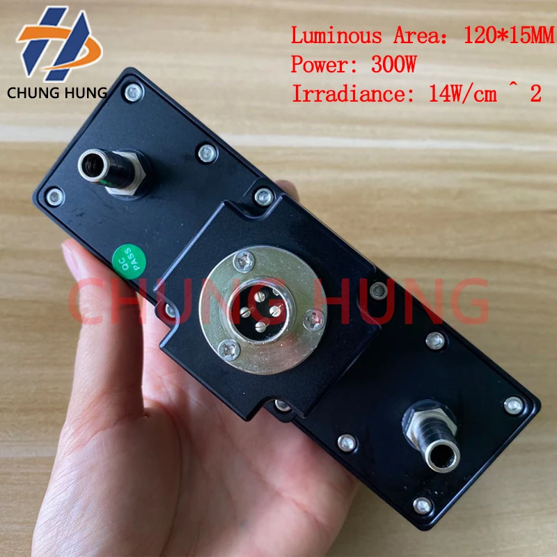 300W water-cooled UV flatbed printer UV LED ink curing lamp Epson i3200/XT800/XP600/DX5/DX7 nozzle UV curing lamp