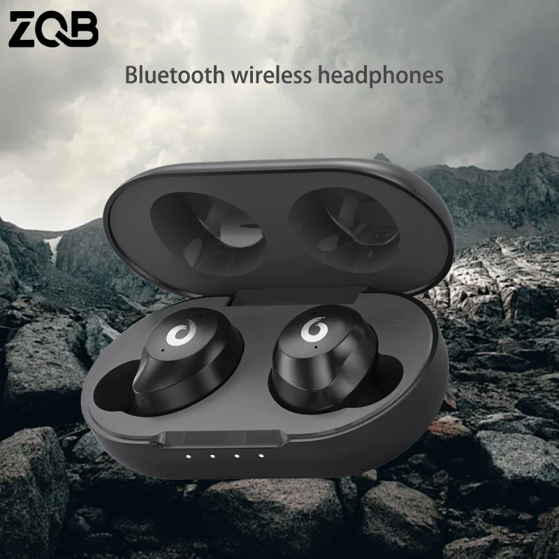 ZQB X9 TWS Hidden Headsets Bluetooth 5.3 HiFi Stereo Earbuds Touch Control Noise Cancelling Microphone Headset For Xiaomi Huawei