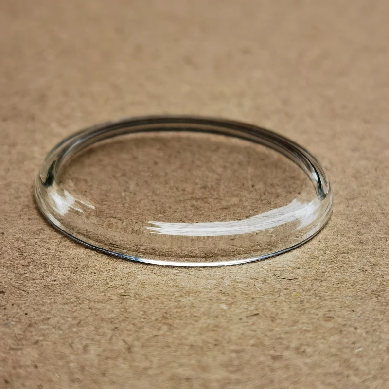 Plastic Lid Shaped Watch Glass Front Face Transparent Cover 28mm-35.5mm Diameter