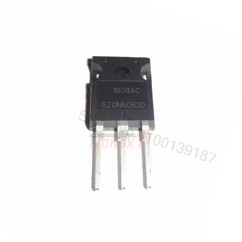 10PCS 100% NEW G20N60B3D HGTG20N60B3D IGBT power tube 40A 600V 165W TO-247