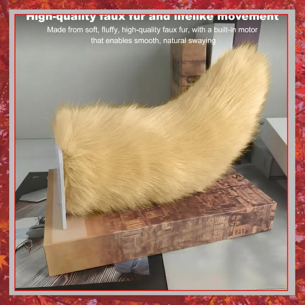 Queue de voiture électrique rechargeable en peluche, décorative et sonore, pour coffre de voiture, accessoire de décoration extérieure