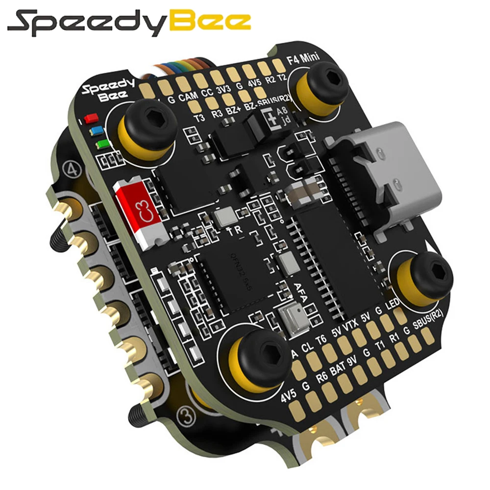 SpeedyBee F405 Mini BLS 35A 20x20 Stack. F405 30x30 Mini kontroler lotu, 35A BLHeli_S Mini 4-in-1 3-6S ESC dla dron zdalnie sterowany FPV