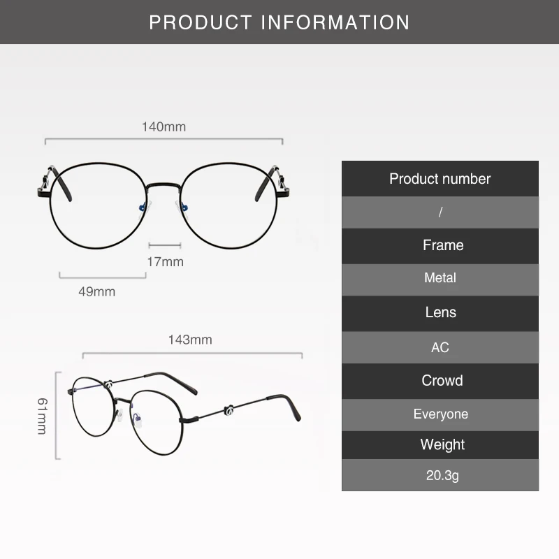 Luxury Brand Design Panda Myopia Glasses Oversized Boy Girl For Teenages Hign Clear Lens Degree 0 Anti Blue -0.5 -1.5 -2.0 -4.0