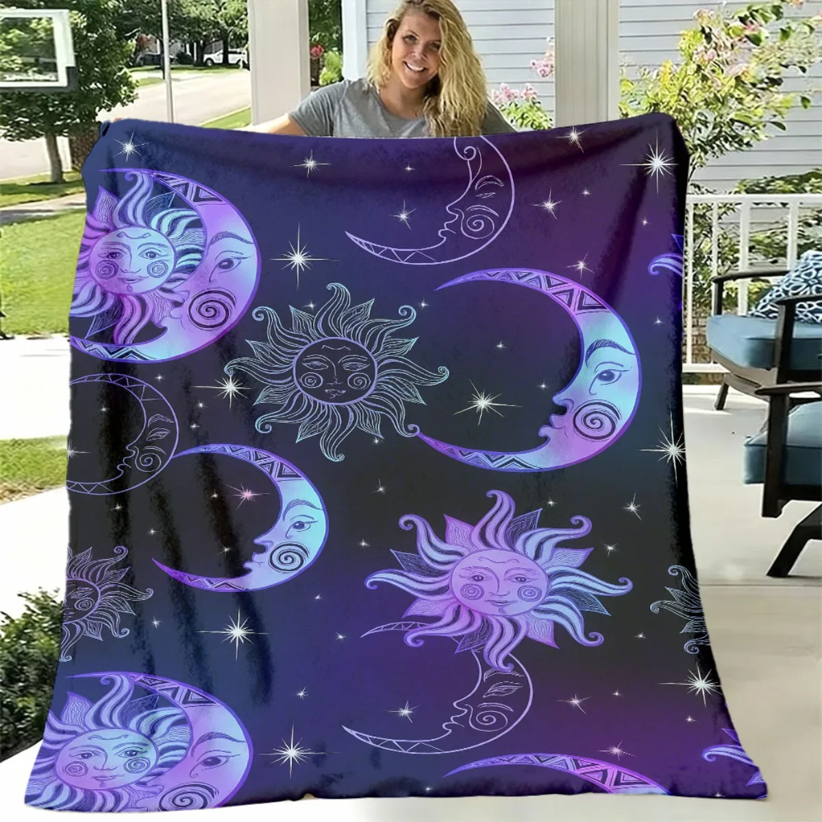 Vibrant Sports Basketball Hoop Throw Blanket Splash Paint Graffiti Art Athletic Graphic Cozy Cover For Couch Porch Bench
