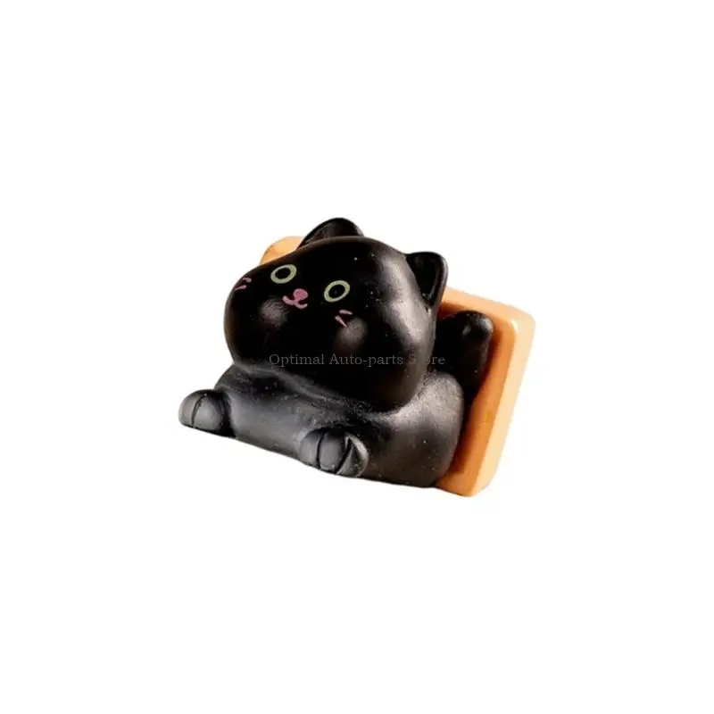 

Lovable Cartoon Cats Resin Accent Piece Vehicle Desk Decoration Low Maintenance