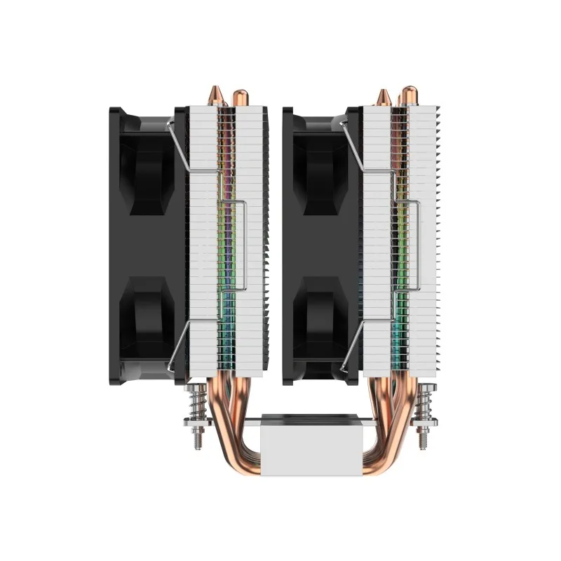 For G5 six copper tube double tower air-cooled CPU radiator luminous radiator 1700/115X CPU fan