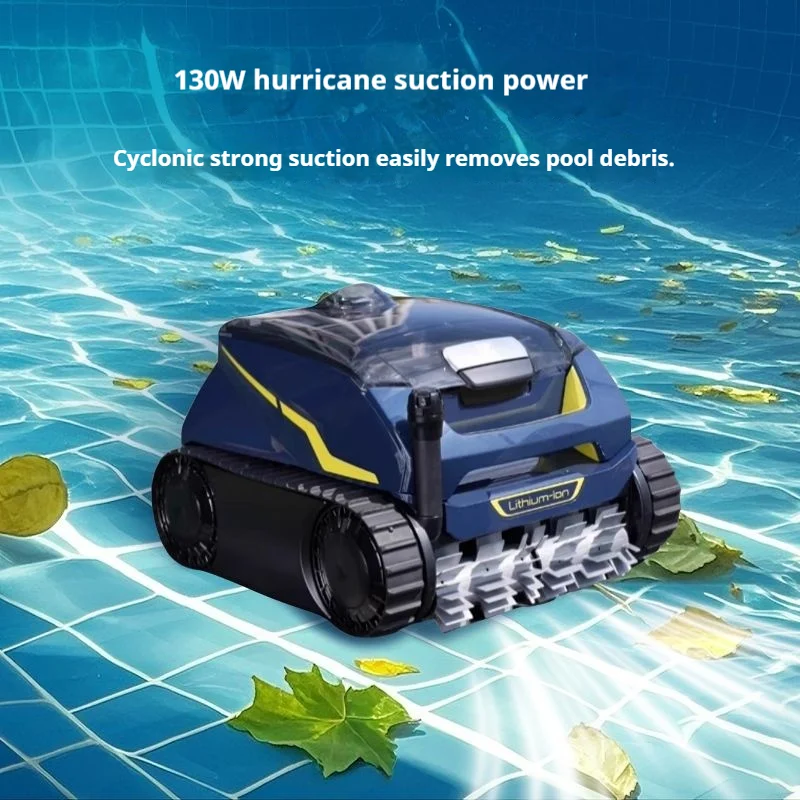 Picture 6: FR2000 Automatic Pool Cleaning Robot, Suitable for In-Ground/Above-Ground Hot Spring Pools, High-Efficiency Plastic Handle