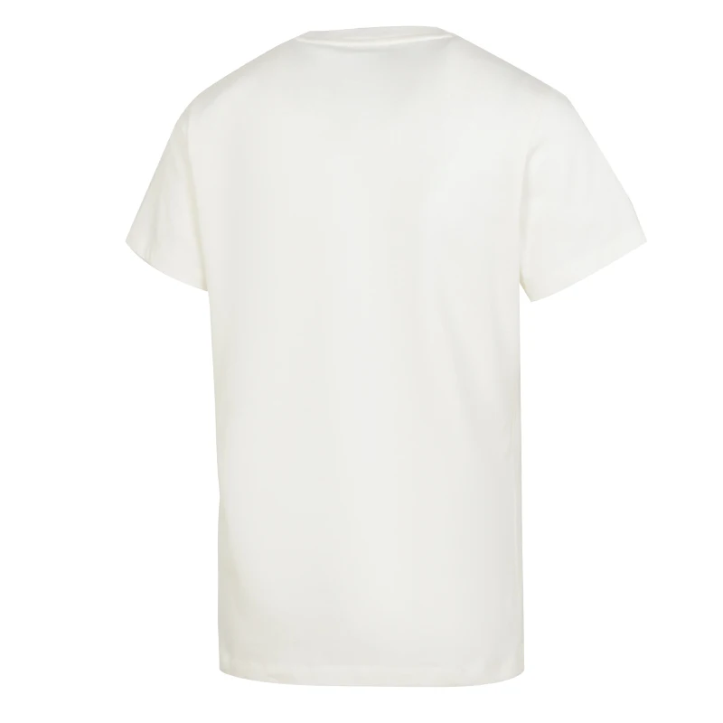 تي شيرت نسائي محبوك بأكمام قصيرة وخفيف الوزن ومريح من Skechers، تي شيرت كاجوال نصف كم قابل للتنفس ومريح L223W125-0074