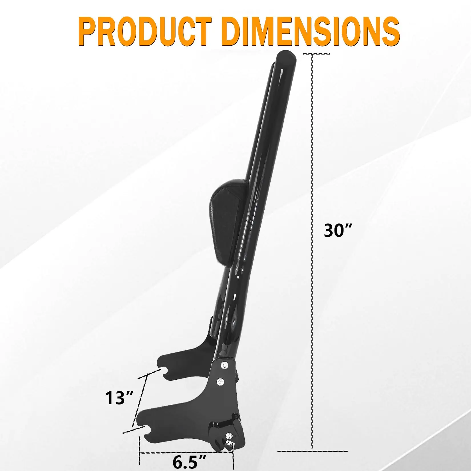 For Harley Touring 97-08 Road King Electra Glide Street Glide Motorcycle Rear Backrest Quick Release Sissy Bar & Luggage Rack