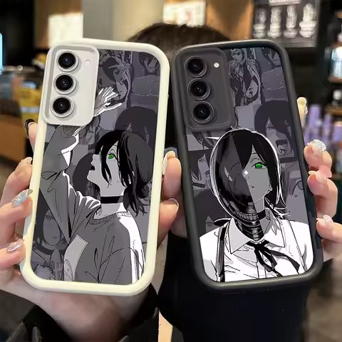Anime Chainsaw Man Case For Samsung Galaxy S25 S24 Ultra S23 S22 S21 Plus S20 FE A56 A55 A54 A53 A52 A51 A34 A32 4G 5G Cover