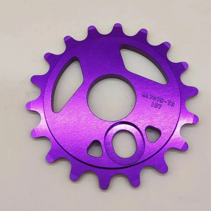

7075-T6 Aluminum BMX Chainring / Sprocket - 18T & 22T Tooth Plate for Motocross & Street Bike
