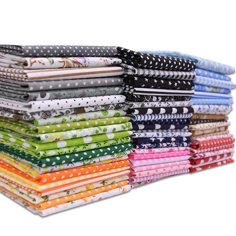 20*25cm And 25*25cm 100% Cotton Cloth Flower Dot Printed Patchwork Fabric DIY Tilda Needlework Tissue Cloth Sewing Craft Materia