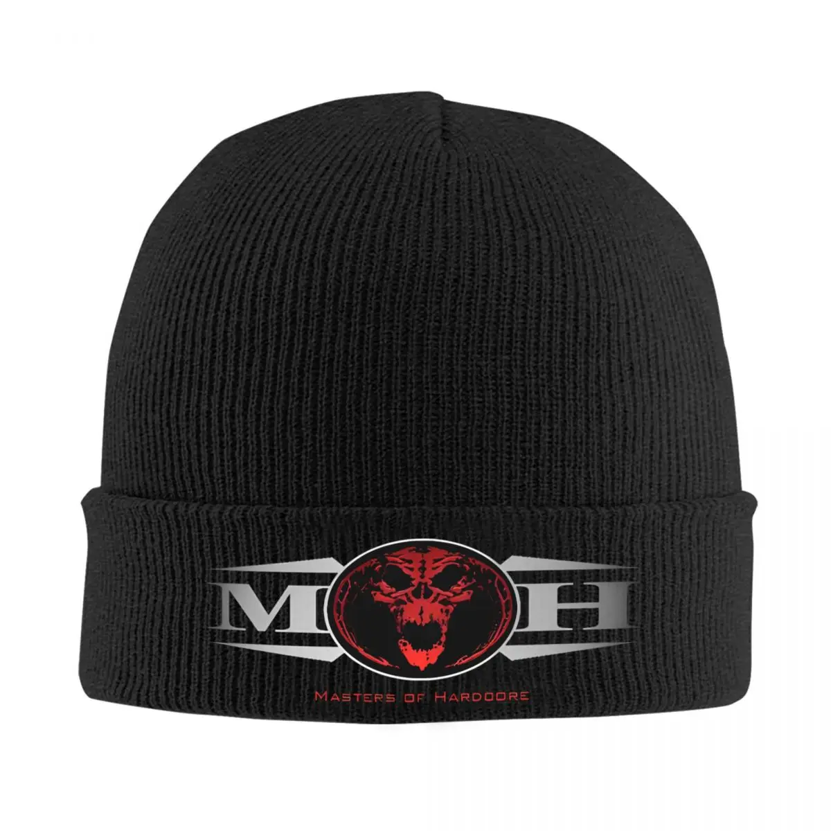 Masters Of Hardcore Knitted Hat Women's Men's Skullies Beanies Autumn Winter Hats Dutch Warm Caps