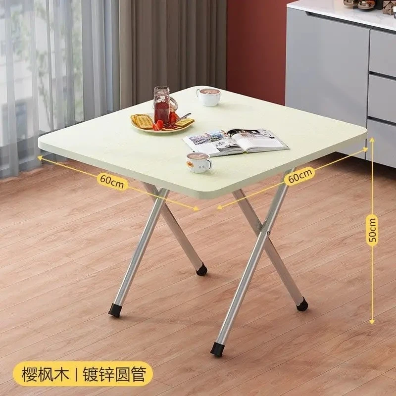 Everyone Set Up A Portable Table for Eating Folding Table Simple Table Simple Household Small Square Table