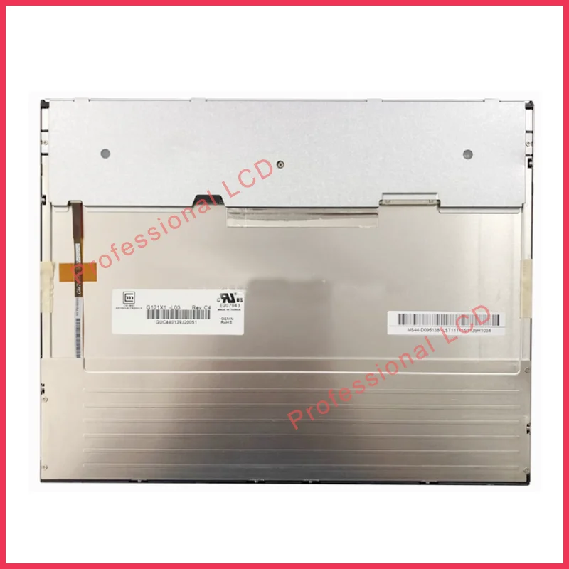 G121S1-L02 G121X1-L04 G121AGE-L03 12.1''  Industrial LCD Display Screen G121X1-L03 G121X1-L01 G121S1-L01 TM121SDS01 G121SN01 V4