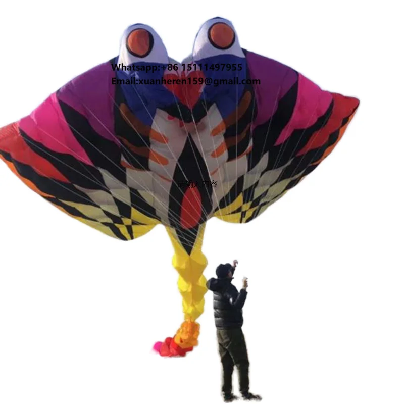 15M 30D Thunder Devil Fish Soft Kite Nylon Inflatable Kite Tear Resistant Outdoor Sports Competition