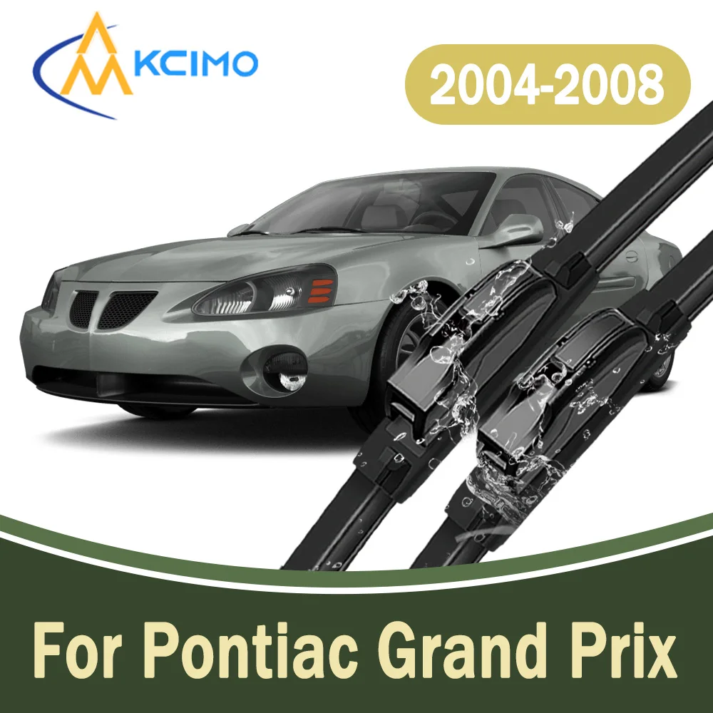 

All-Weather Front Windscreen Wiper Blades For Pontiac Grand Prix 2004-2008 Silent Car Windshield Replacement Parts 2Pcs