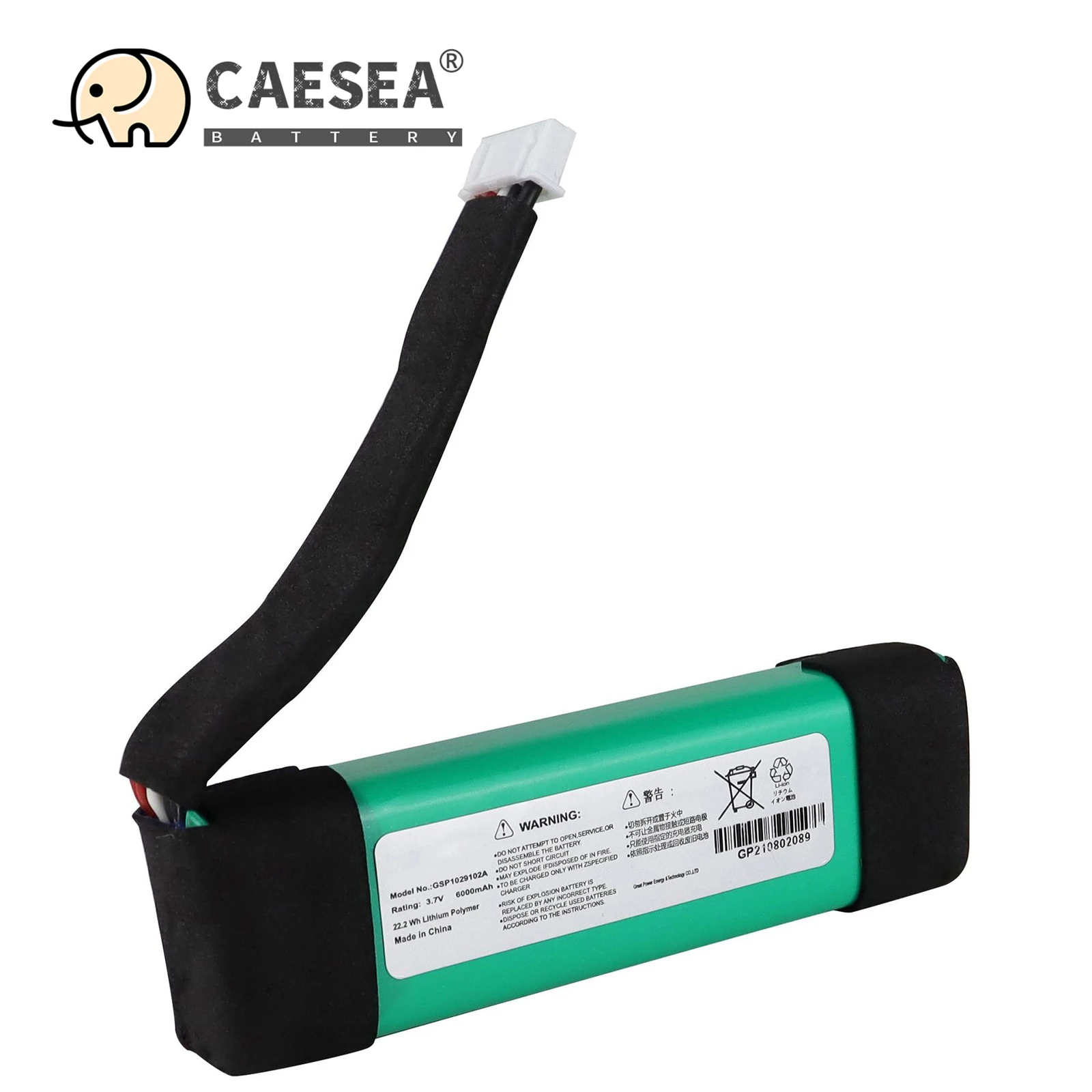 CAESEA 6000mAh for JBL Charge3 Replacement Battery GSP1029102A