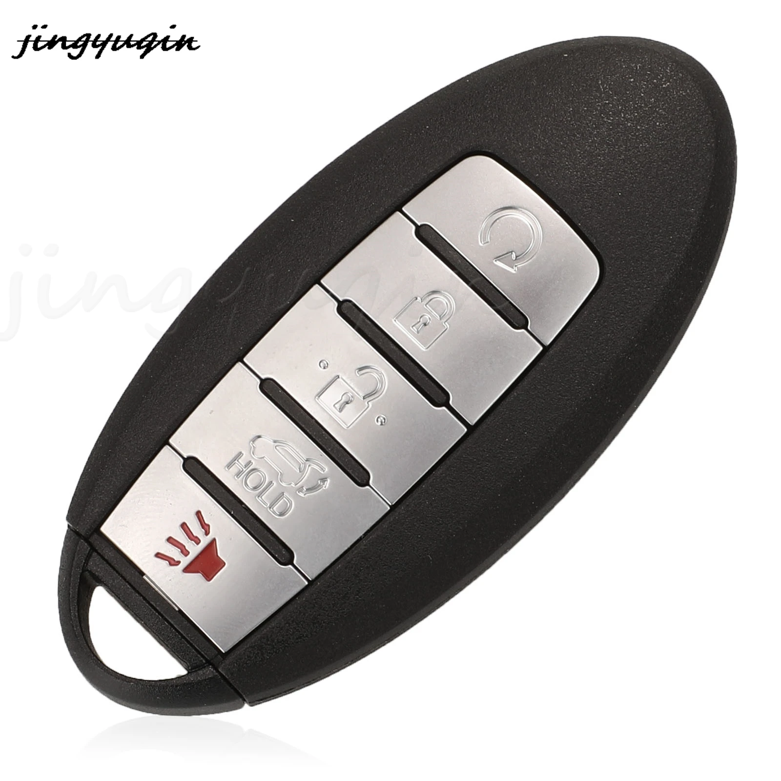 jingyuqin 5 Button Car Key Shell Case Car Key Fob Cover Housing For Nissan Altima Maxima 2013 2014 2015