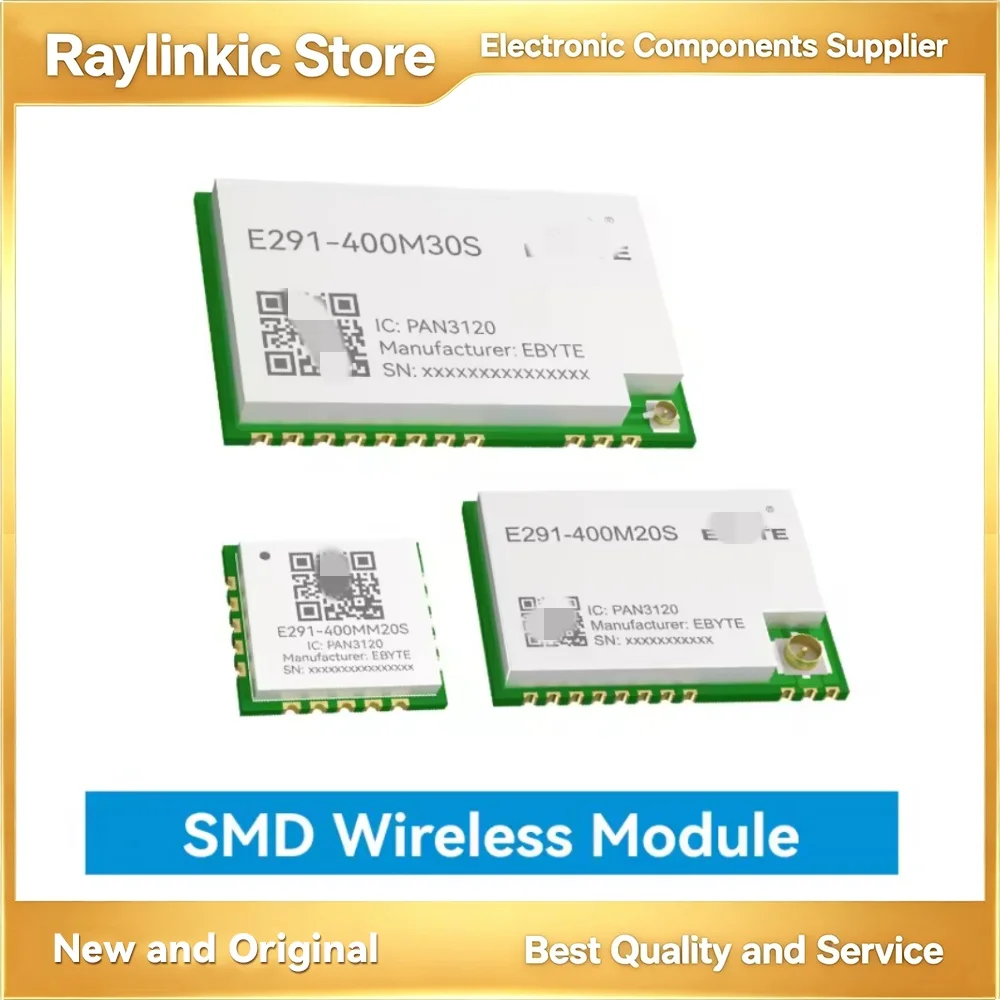 EBYTE E291-400MM20S E291-400M20S E291-400M30S PAN3120 Wireless Module 433/470MHz Low Power Consumption 20/30dbm 5-8Km SPI
