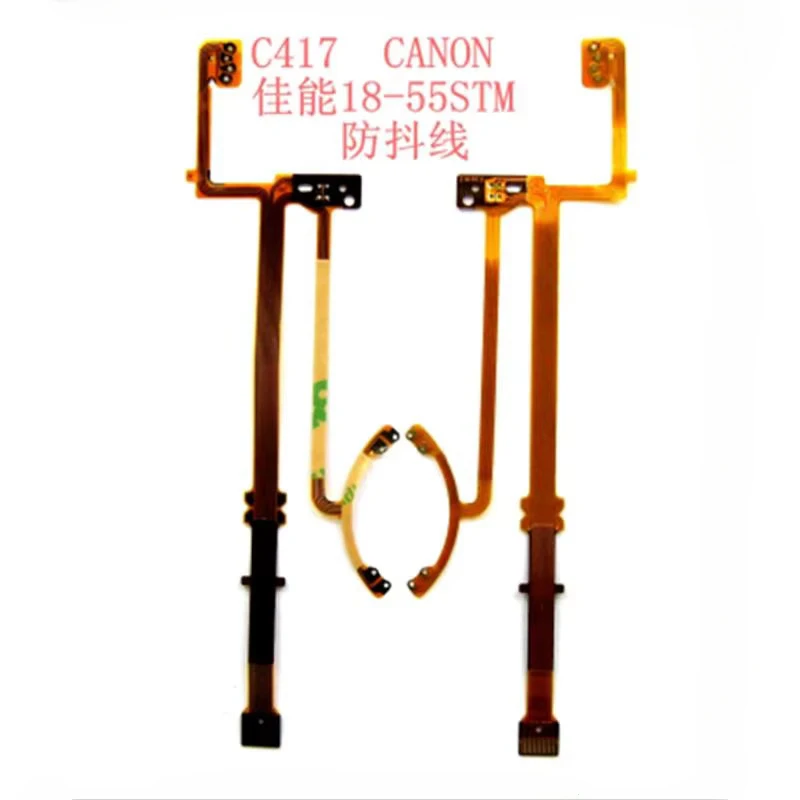 

1 шт. новый гибкий кабель диафрагмы объектива и антивибрационный FPC для Canon EF-S 18-55 мм 18-55 мм F4-5.6 IS STM запасная часть для камеры