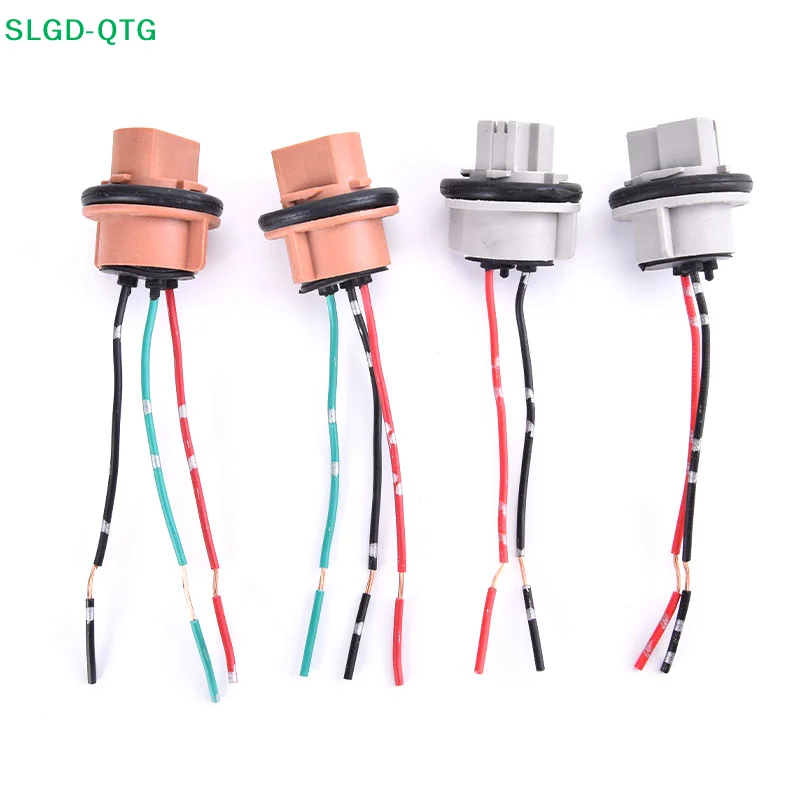 

Hot！2pcs LED bulb holder LED socket adapter connector LED parking side light lamp Wiring